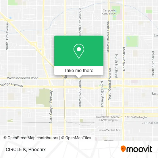 CIRCLE K map