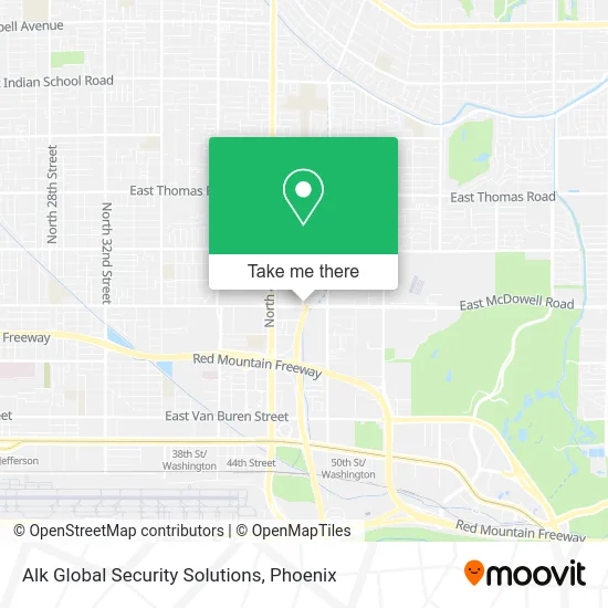 Alk Global Security Solutions map