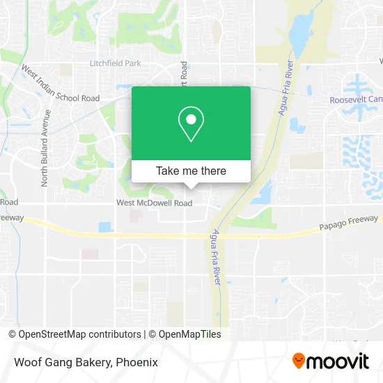 Woof Gang Bakery map