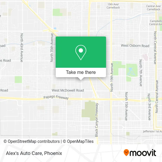 Alex's Auto Care map