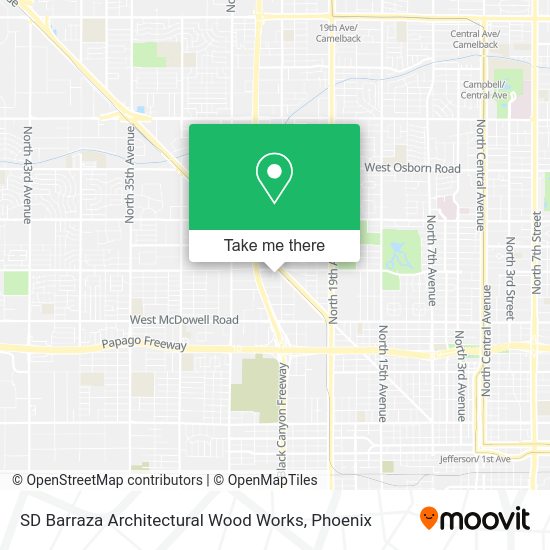 SD Barraza Architectural Wood Works map