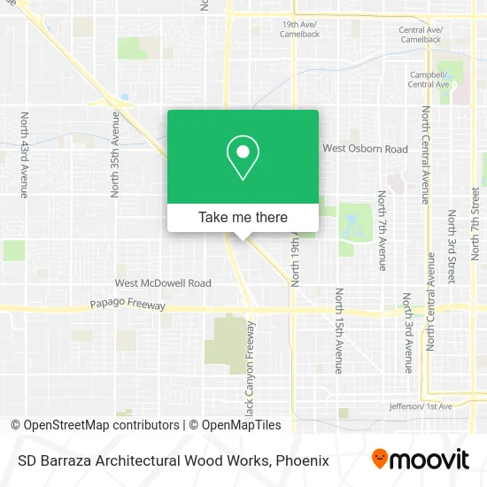 Mapa de SD Barraza Architectural Wood Works