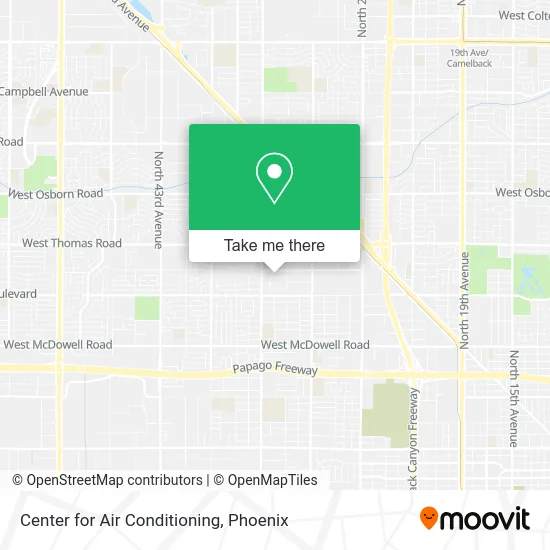 Mapa de Center for Air Conditioning