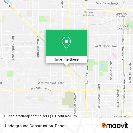 Underground Construction map