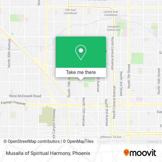 Musalla of Spiritual Harmony map