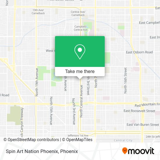 Spin Art Nation Phoenix map