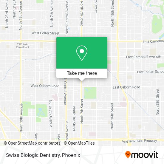 Swiss Biologic Dentistry map