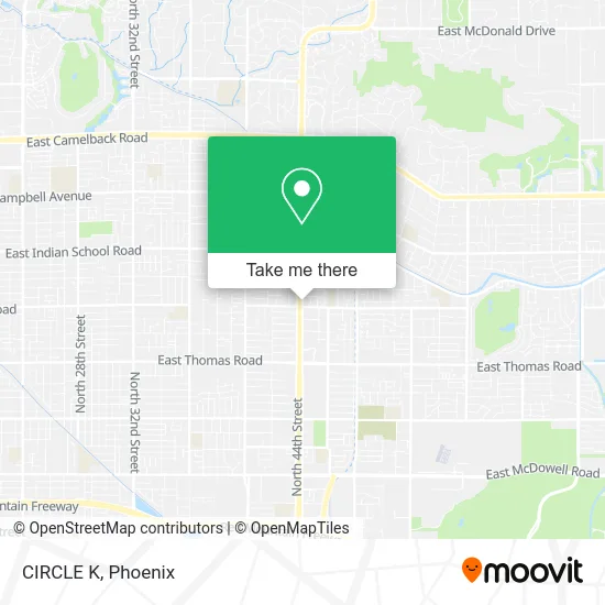 CIRCLE K map