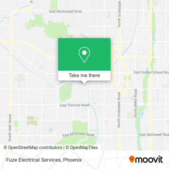 Fuze Electrical Services map