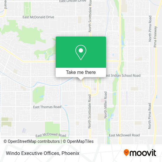 Mapa de Windo Executive Offices