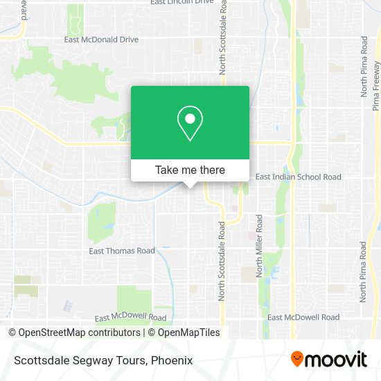Scottsdale Segway Tours map