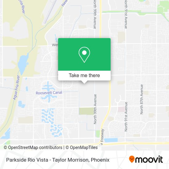 Parkside Rio Vista - Taylor Morrison map