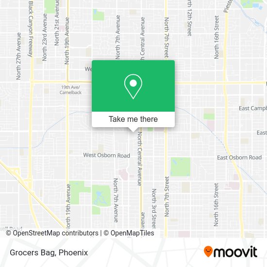 Mapa de Grocers Bag