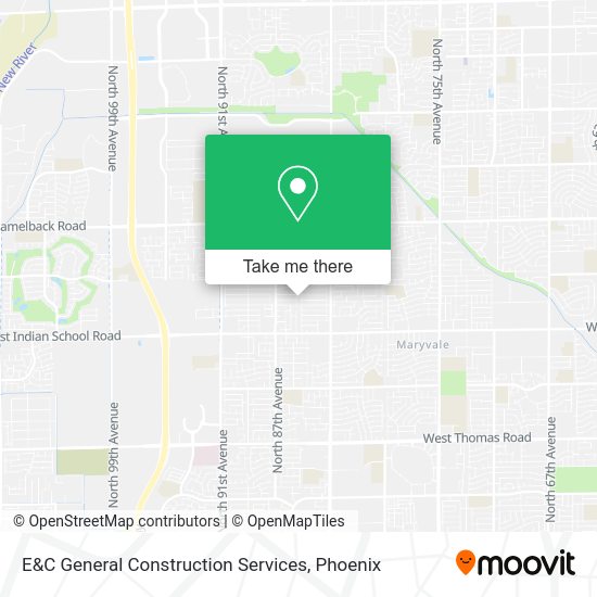 Mapa de E&C General Construction Services