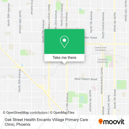 Oak Street Health Encanto Village Primary Care Clinic map