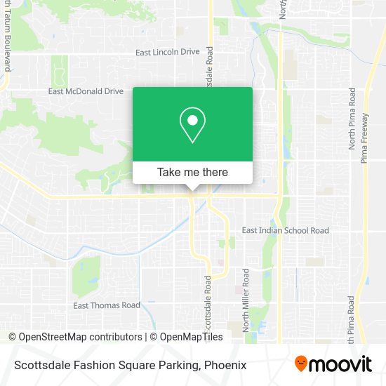 Scottsdale Fashion Square Parking map