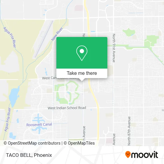 TACO BELL map