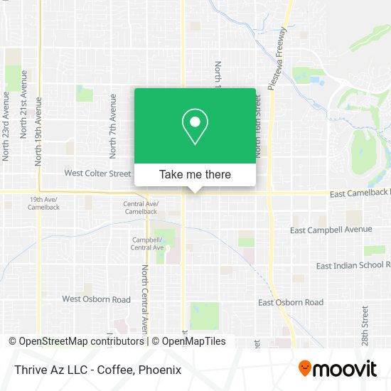 Thrive Az LLC - Coffee map