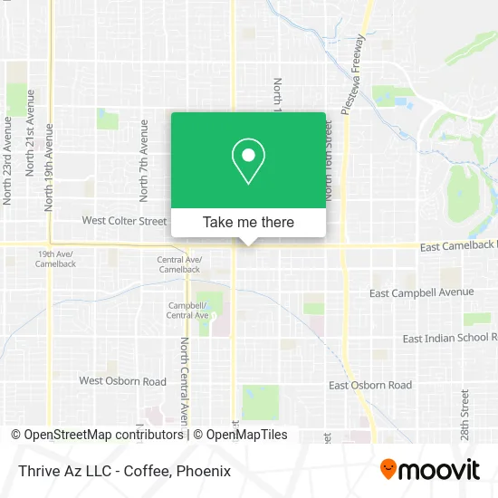 Mapa de Thrive Az LLC - Coffee