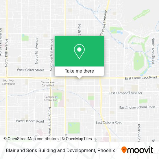 Blair and Sons Building and Development map