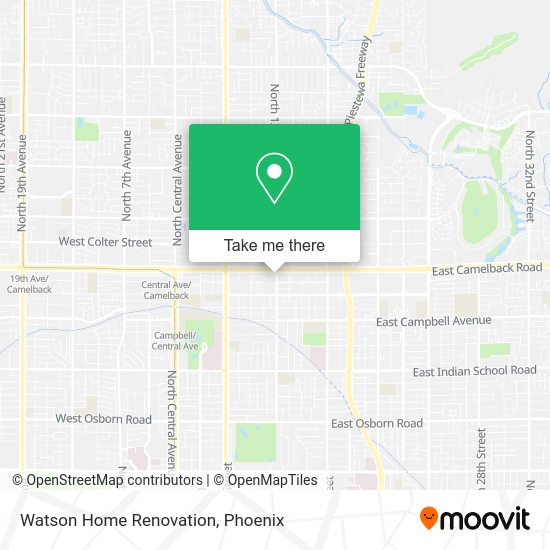 Watson Home Renovation map