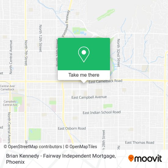 Brian Kennedy - Fairway Independent Mortgage map