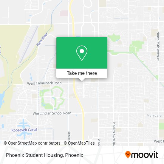 Phoenix Student Housing map