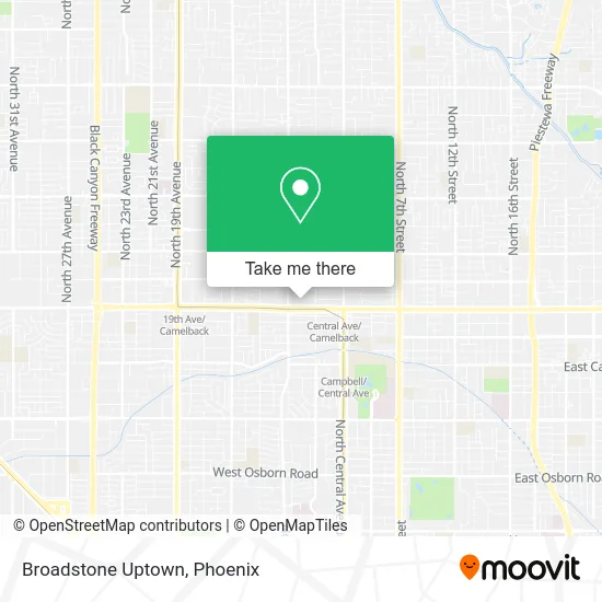 Mapa de Broadstone Uptown