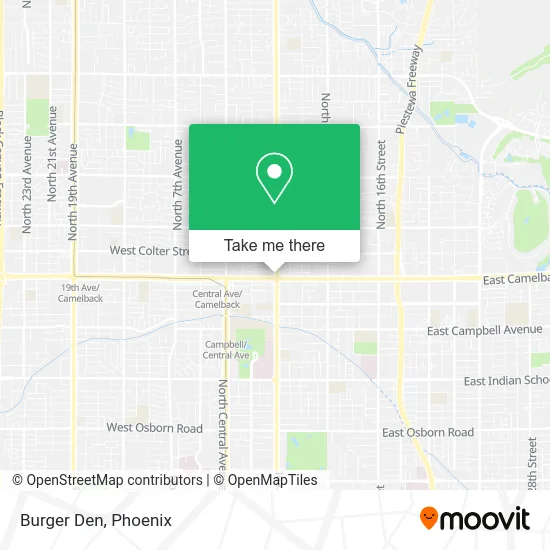 Burger Den map