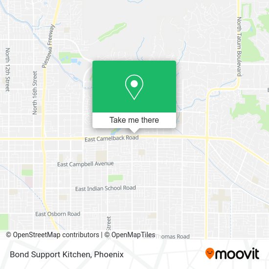 Bond Support Kitchen map