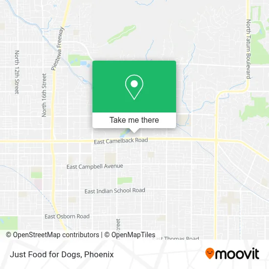 Just Food for Dogs map