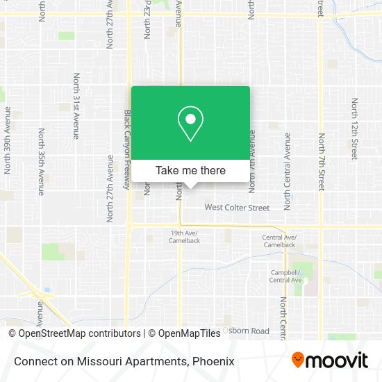 Mapa de Connect on Missouri Apartments