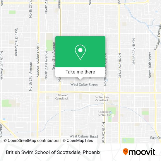 British Swim School of Scottsdale map