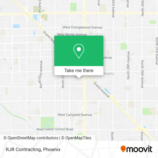 RJR Contracting map