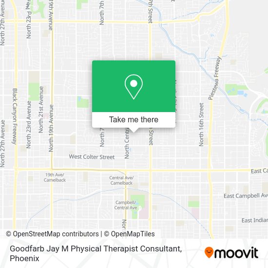 Mapa de Goodfarb Jay M Physical Therapist Consultant