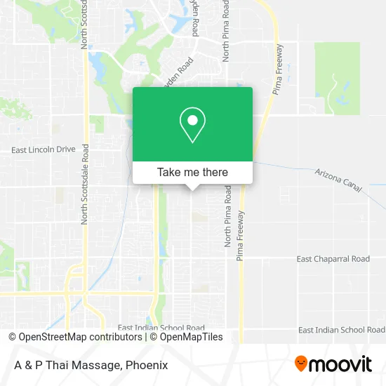 A & P Thai Massage map