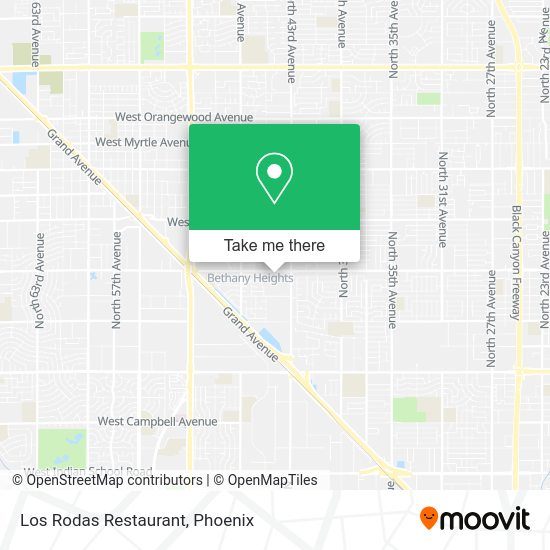 Los Rodas Restaurant map