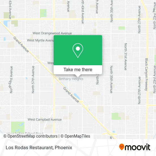 Los Rodas Restaurant map