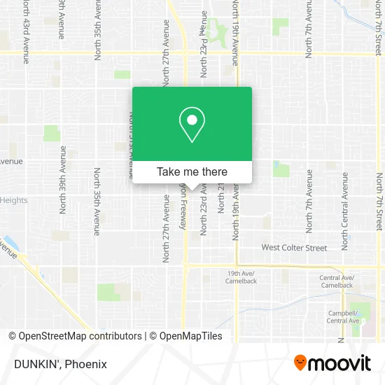 DUNKIN' map