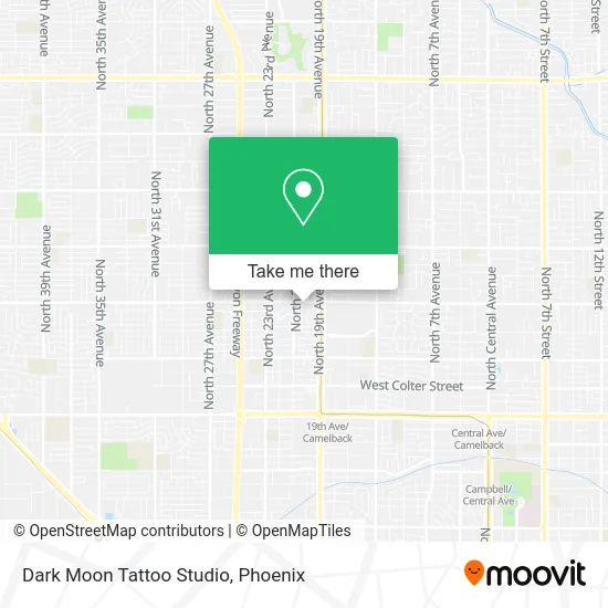 Dark Moon Tattoo Studio map
