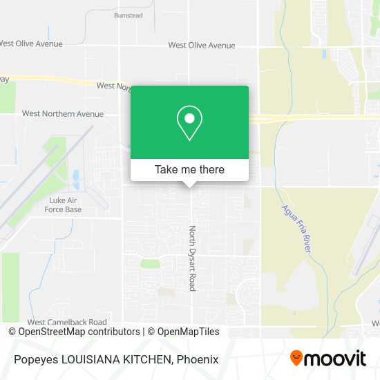 Mapa de Popeyes LOUISIANA KITCHEN