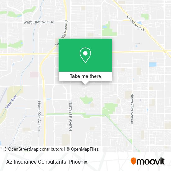Az Insurance Consultants map
