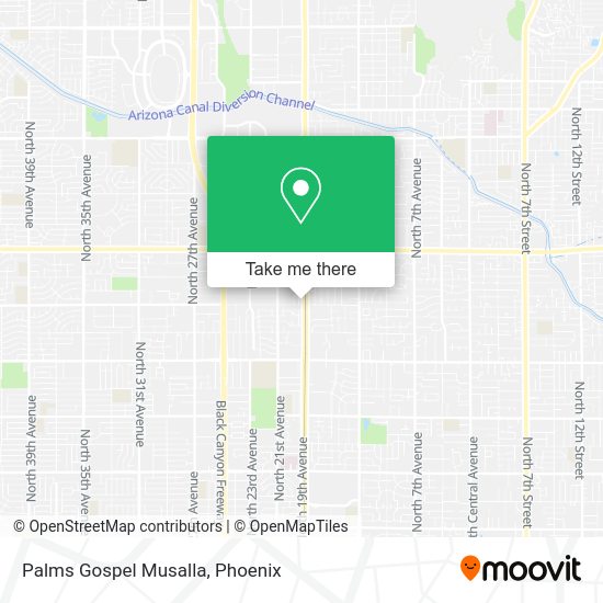 Palms Gospel Musalla map