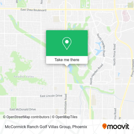 McCormick Ranch Golf Villas Group map