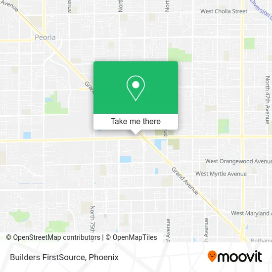 Builders FirstSource map