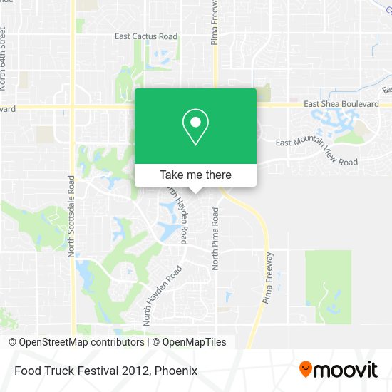 Food Truck Festival 2012 map