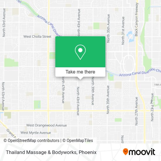 Mapa de Thailand Massage & Bodyworks