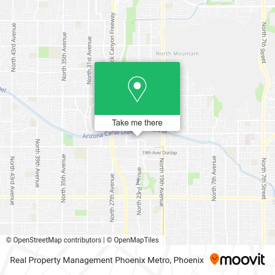 Real Property Management Phoenix Metro map