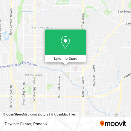 Mapa de Psychic Center