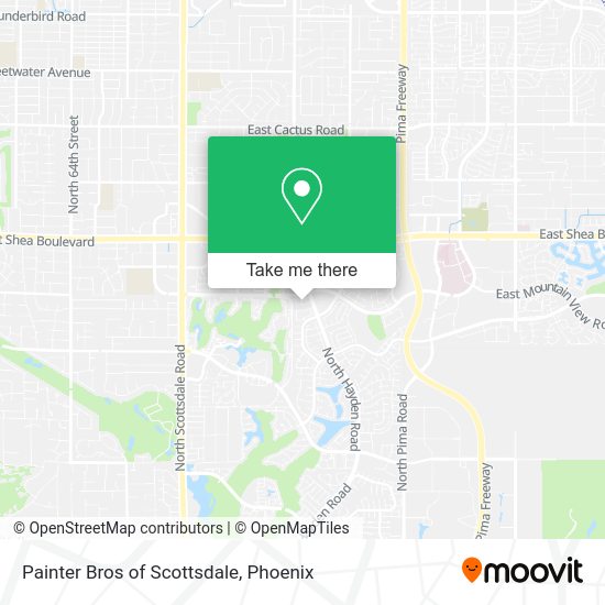Painter Bros of Scottsdale map